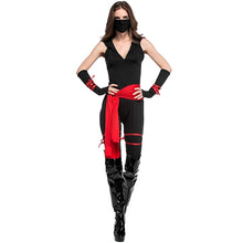 Load image into Gallery viewer, Halloween Woman Warrior Cosplay Pirate Costume Role Play Black Cosplay Cloth Costumes, XL, Chest: 80-100cm, Waistline: 74-85cm,, Size: XL