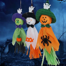 Load image into Gallery viewer, Halloween Hanging Ghost Pendant Pumpkin Halloween Decorations, Random Color Delivery, Pumpkin