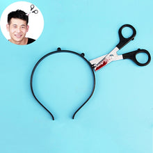 Load image into Gallery viewer, Halloween Costume Party Whole Horror Wear Head Props Scissors Hair Hoop Game Show Supplies, Scissors