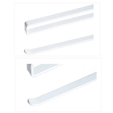 Load image into Gallery viewer, Stainless Metal Kitchen Toilet Paper Towel Rack Paper Towel Roll Holder Cabinet Hanging Shelf Preservative Film Storage Rack,Size: 26*10.8*1.5cm, White