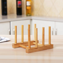 Load image into Gallery viewer, Solid Wood Dish Drip Rack Plate Holder, Size: 14x12x10cm, 3 Grid