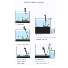 Load image into Gallery viewer, Electric Multi-functional Length Adjustable Fish Tank Cleaning Water Filter, Multi-functional