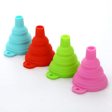 Load image into Gallery viewer, Mini Silicone Foldable Telescopic Funnel Random Color Delivery, Random Color Delivery