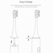Load image into Gallery viewer, 3 PCS Original Xiaomi Mijia Electric Toothbrush Heads Replacement Oral Health Care (Sensitive Type)