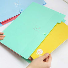 Load image into Gallery viewer, Candy Color Document Bag Multilayer 5 Into the Folder, Random Color Delivery, A201