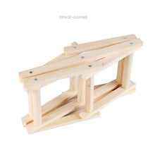 Load image into Gallery viewer, 6 Bottles Racks Foldable Wine Stand Wooden Wine Holder Kitchen Bar Display Shelf, 6 Bottles