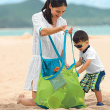 Load image into Gallery viewer, Portable Mesh Children Beach Dredging Tools Toy Quick Storage Bag Handbag, L Size