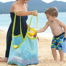 Load image into Gallery viewer, Portable Mesh Children Beach Dredging Tools Toy Quick Storage Bag Handbag, L Size