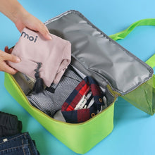Load image into Gallery viewer, Portable Double Layer Mesh Sport Duffel Beach Picnic Shoulder Storage Bag Handbag, Double Layer Handbag(Green), Double Layer Handbag(Blue)