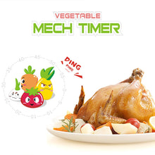 Load image into Gallery viewer, Vegetable Kitchen Timer Cooking Mechanical Timing Tool Count Down Alarm, Random Color Delivery, RB208