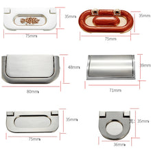 Load image into Gallery viewer, 1052-32 Simple European Furniture Drawer Hidden Buckle Handle (Brushed), 1052-32