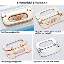 Load image into Gallery viewer, 1052-32 Simple European Furniture Drawer Hidden Buckle Handle (Brushed), 1052-32