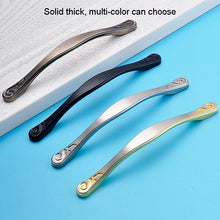 Load image into Gallery viewer, 4041-128 Double Gold Zinc Alloy Cabinet Handle Pitch: 128mm, 4041-128 Double Gold