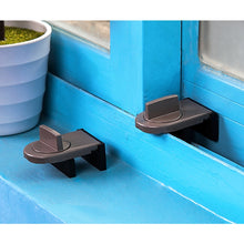 Load image into Gallery viewer, Sliding Sash Stopper Cabinet Locks &amp; Straps Doors Security Anti-theft Lock Window Door Baby Safety Lock, 029