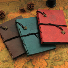 Load image into Gallery viewer, DIY Creativity Loose-leaf Type Retro Imitation Leather Lashing Children Growth Memorial Photo Album, Lashing