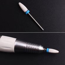 Load image into Gallery viewer, Nail Ceramic Cylindrical Corn Shape Electric Power Grinding Head, Size: 49*6mm, Size: 49*6mm