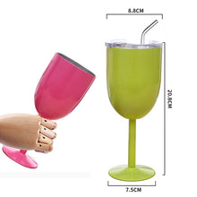 Load image into Gallery viewer, New Fashion Stainless Steel Vacuum Cup Red Wine Cocktail Goblet Creative Gift