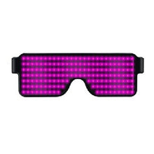 Load image into Gallery viewer, Night Club Bar Disco LED Light Emitting Glasses Festival Party USB Charging Shutter Dynamic Flash Glasses
