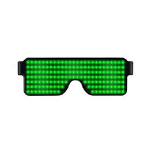 Load image into Gallery viewer, Night Club Bar Disco LED Light Emitting Glasses Festival Party USB Charging Shutter Dynamic Flash Glasses