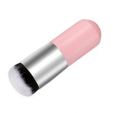 Load image into Gallery viewer, Short Wooden Handle Large Round Head Buffer Foundation Powder Makeup Brushes Plump Round Brush Makeup BB Cream Tools, Large Round Head  Pink, Large Round Head  White