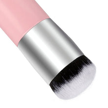 Load image into Gallery viewer, Short Wooden Handle Large Round Head Buffer Foundation Powder Makeup Brushes Plump Round Brush Makeup BB Cream Tools, Large Round Head  Pink, Large Round Head  White