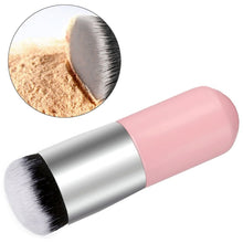 Load image into Gallery viewer, Short Wooden Handle Large Round Head Buffer Foundation Powder Makeup Brushes Plump Round Brush Makeup BB Cream Tools, Large Round Head  Pink, Large Round Head  White