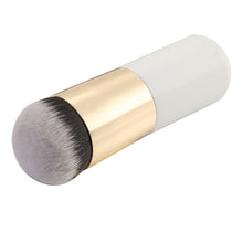 Load image into Gallery viewer, Short Wooden Handle Large Round Head Buffer Foundation Powder Makeup Brushes Plump Round Brush Makeup BB Cream Tools, Large Round Head  Pink, Large Round Head  White