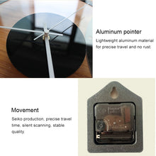 Load image into Gallery viewer, TM011 A Round Wooden Dial Transparent Acrylic Mute Wall Clock, TM011 A