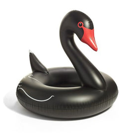 Swan Shaped Inflatable Floating Swimming Safety Pool Ring, Inflated Size: 110cm