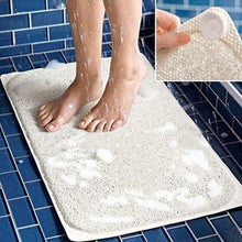 Load image into Gallery viewer, Rectangular Bathroom Bathtub Mildew Stain Resistant PVC Anti-skid Household Foot Pad Carpet, Size: 70cm x 40cm (White), 70cm x 40cm