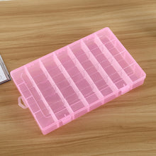 Load image into Gallery viewer, Plastic Organizer Container Storage Box 28 Slots Removable Grid Compartment for Jewelry Earring Fishing Hook Small Accessories
