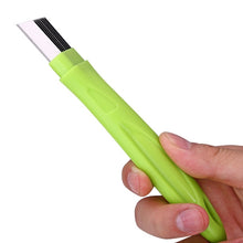 Load image into Gallery viewer, Kitchen Tool Manual Stainless Steel Filate Circle Shape Green Onion Slicer, 16x1.8cm Green