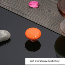 Load image into Gallery viewer, 32mm Modern Literary Color Glazed Ceramic Cabinet Drawer Handle