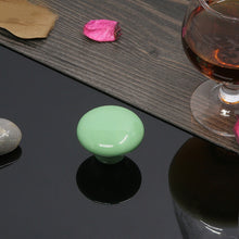 Load image into Gallery viewer, 38mm Modern Literary Color Glazed Ceramic Cabinet Drawer Handle