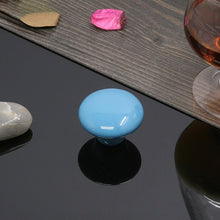 Load image into Gallery viewer, 38mm Modern Literary Color Glazed Ceramic Cabinet Drawer Handle