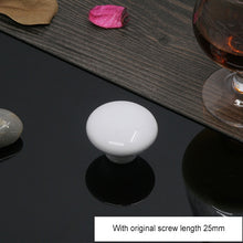 Load image into Gallery viewer, 38mm Modern Literary Color Glazed Ceramic Cabinet Drawer Handle
