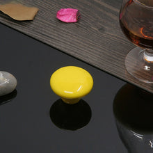 Load image into Gallery viewer, 38mm Modern Literary Color Glazed Ceramic Cabinet Drawer Handle