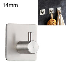 Load image into Gallery viewer, Stainless Steel Cylinder Hanger Bathroom Non-perforated Storage Clothes Hook, Size:14mm