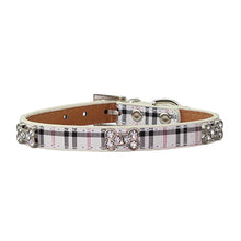 Load image into Gallery viewer, PU Leather with Bone Designs Pet Dog Collar Pet Products, Size: S, 1.5 * 37cm, Size: S
