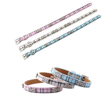 Load image into Gallery viewer, PU Leather with Bone Designs Pet Dog Collar Pet Products, Size: S, 1.5 * 37cm, Size: S