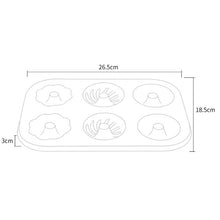 Load image into Gallery viewer, 3 Flowers Type Donuts Cookie Mold Gold 6 Cups Cake Mold Baking Mold Cake Tools Bakeware Kitchen Accessories, 3 Flowers Type