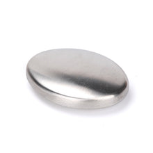 Load image into Gallery viewer, Portable Cleaning Stainless Steel Oval Hand Soap Eliminating Odour Remover, Random Style Delivery, Oval