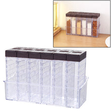 Load image into Gallery viewer, 6pcs / Set Kitchen Two-way Open Seasoning Jar Condiment Bottle