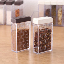 Load image into Gallery viewer, 6pcs / Set Kitchen Two-way Open Seasoning Jar Condiment Bottle