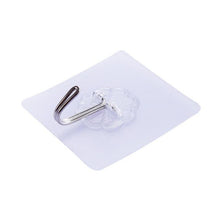 Load image into Gallery viewer, 100 PCS Kitchen Bathroom Wall Hanging Transparent Non-marking Glue Hook, Non-marking Glue Hook
