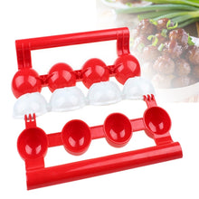Load image into Gallery viewer, Useful Newbie Meatballs Fish Balls Kitchen Homemade Stuffed Meatballs Maker Home Cooking Tools, ABS Red