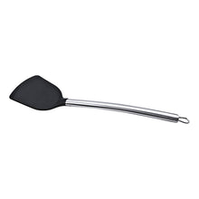 Load image into Gallery viewer, kn605 Stainless Steel Handle Silicone Slice High Temperature Resistance Cooking Slice, Black, Grey, Red