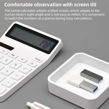 Load image into Gallery viewer, Original Xiaomi Youpin LEMO Rice Calculator 12-bit LED Display ABS Material 6 Degree Angle, 12-bit Calculator