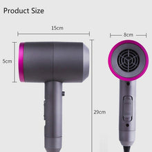 Load image into Gallery viewer, Household High-power Silent  Blow Dryer,Constant Temperature Hot and Cold Negative Ion Hair Drier, EU Plug, EU Plug