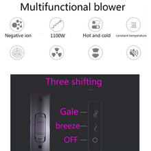 Load image into Gallery viewer, Household High-power Silent  Blow Dryer,Constant Temperature Hot and Cold Negative Ion Hair Drier, EU Plug, EU Plug